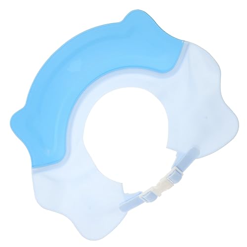 BRIGHTFUFU Children's Cartoon Baby Shampoo Hat Ear Protection Silicone Wash Hair Hat for Infant Bathing Adjustable Shower Cap for Boys and Girls