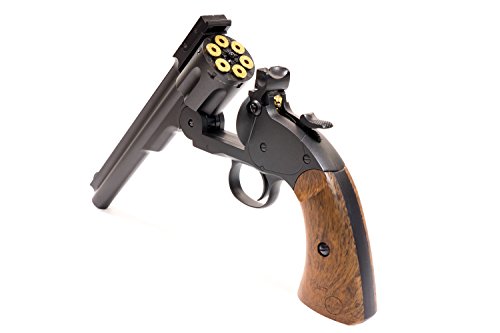 Bear River Schofield No. 3 Revolver - .177 Full Metal Airgun Pistol - CO2 BB Gun Shoot BB or Pellet Ammo