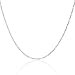 DSS 925 Sterling Silver Necklace for Women, Figaro Chain 1.8mm, Lobster Claw Clasps, Sterling Silver Chain, Italian Jewelry for Women, 22in