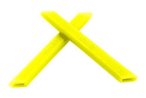 New SEEK OPTICS Rubber Kit Earsocks Parts Oakley STRAIGHT JACKET - Yellow