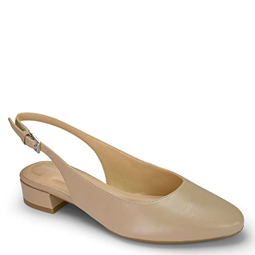 Easy Spirit Women’s Cassius Pump, Medium Natural Leather, 10