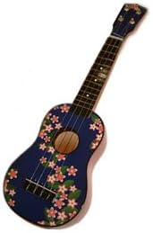 Ukulele 21" Flora Plumeria Pink