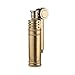 Kywa Kerosene Oil Lighter,Solid Brass Antique Style Flint Wheel Oil Petrol Metal Cigarette Lighter,#1