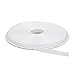 Topenca Supplies 1/4 Inches x 50 Yards Double Face Solid Grosgrain Ribbon Roll, White