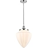 Innovations Lighting Bullet - 1 Light Cord Hung Mini Pendant in Modern Style-17 Inches Tall and 12 Inches Wide-Polished Chrom
