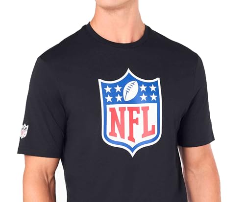 New Era NFL Generic Logo T-Shirt Men & Women Black Size XL
