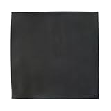 Thick Leather Square 3.5mm (12 x 12 in.) for Crafts/Tooling/Hobby Workshop, Heavy Weight (3.5mm) by Hide & Drink :: Charcoal Black
