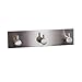 PAINISTIC KES Self Adhesive Towel Hook Rack Coat Robe Hook Rail with 3 Hangers for Bathroom Kitchen Brushed Finish SUS304 Stainless Steel, A7060H3-2