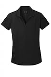 Ladies Moisture Wicking Textured Golf Polos in 12 Colors - Sizes XS-4XL