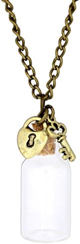 Monarch Inspirations 18" Message in a Bottle Necklace (Write Your Own Message)