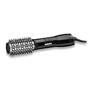 BaByliss Flawless Volume Hot Air Brush, Ionic, Dry and Style, 38mm Titanium-ceramic barrel