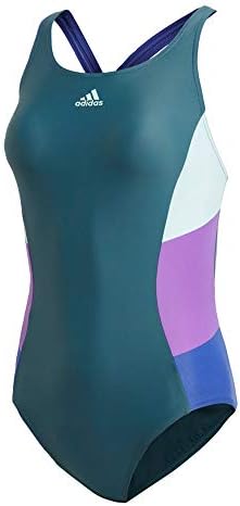 adidas performance blue racerback swimsuit