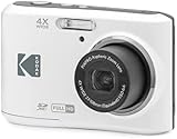 KODAK PIXPRO FZ45 Compact Digital Camera 16MP 4x Optical Zoom White 2.7" LCD view 4
