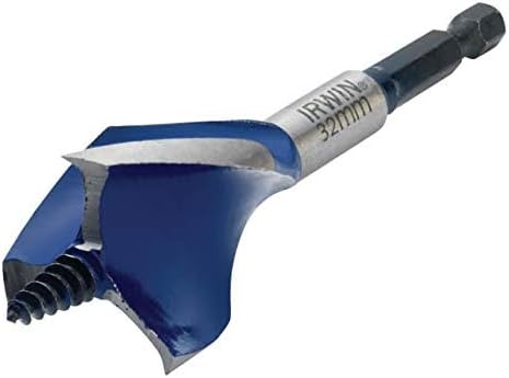 Irwin 1921997 6X Blue Groove Stubby Wood Bit, 32mm x 100mm, Multi-coloured, 32 mm x 100 mm - Image 3