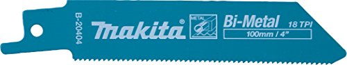Makita DJR183RT1J Reciprosäge 18 V / 5,0 Ah, 1 Akku und Ladegerät im MAKPAC, Schwarz, Blau – Bild 4