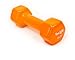 Yes4all PVC Dumbbells (Sold in Pair) (Orange 4 lbs)