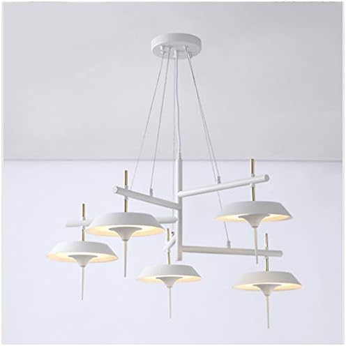 HN Lighting Chandelier Postmodern Pendant Lights Ceiling Lighting Nordic Hanging Lamp Fixture for Living Room Hallway Bar Kitchen Bedroom Dining Room (Color : White)