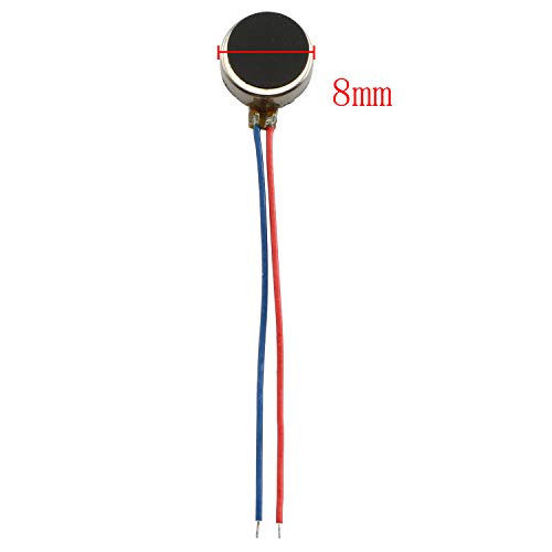 image for RuiLing 10-Pack 0830 Micro Flat Vibration Motors 12000Rpm 3V Voltage M
