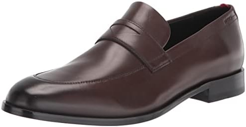 BOSS Hugo Ruston Smooth Leather Loafers Wood Brown, 40 EU  display picture 2
