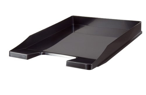 HAN Junior Letter Tray DIN A4 / C4–Flat Sturdy, Stackable, Black