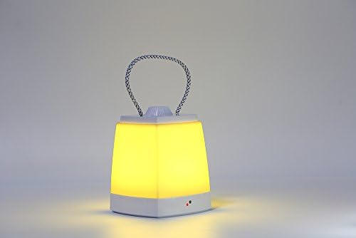 Afala Portable LED Light, Bedside Table Hanging Lamp, USB Rechargeable (Yellow)