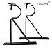 Curtain Rod Brackets - Black (Also known as - Curtain rod Holder/Curtain rod Bracket/Bracket for Drapery rod/Bracket set for Draperies rod/Brackets for curtains rod) (Set of 2)