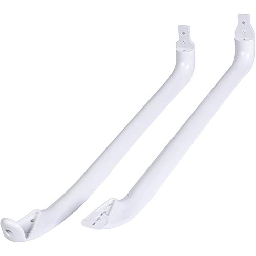 Ultra Durable WR12X22148 Door Handle Kit Replacement by Blue Stars - Exact Fit For General Electric Refrigerators - Replaces WR12X20141 WR12X11010 PS9864030 AP5949272