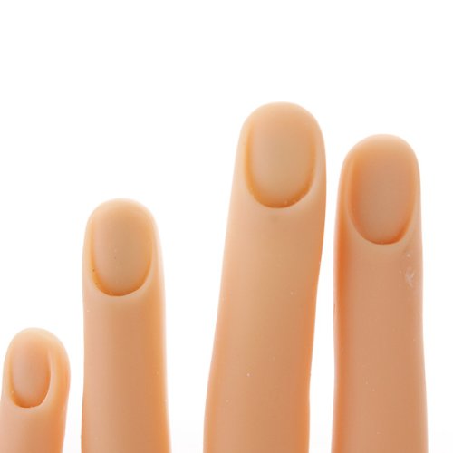 Uniqstore Adjustable Nail Art Fake Hand for Training and Display Bs-32