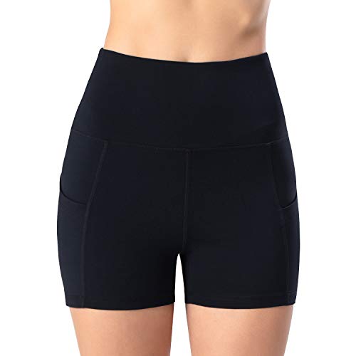 Women's yoga shorts, sports trousers, fitness shorts, cool, breathable, high waist shorts, opaque gym shorts.