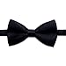 TopTie Mens Formal Tuxedo Solid Color Satin Bow Tie Classic Pre-Tied Bow Tie