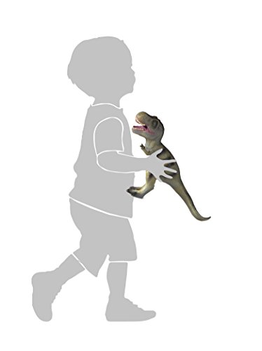 Boley Jumbo 22" Soft PVC Jurassic T-rex Dinosaur Toy - Educational Dinosaur Action Figure, designed for rough play!
