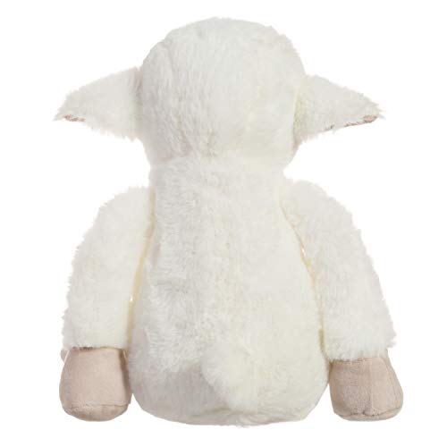 Apricot Lamb Toys Baby Boys & Girls Cozy Fuzzy Toy Animals Plush Lamb Stuffed Sheep (White, 14" x 4" x 5") - Thumbnail 5
