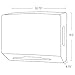 Scott Scottfold Compact Paper Towel Dispenser (09214), Small Towel Dispenser, White