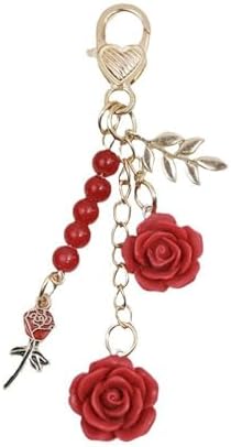 DEZHAN TV Movies Belle Princess Beauty Beast Keychain, Zinc Alloy