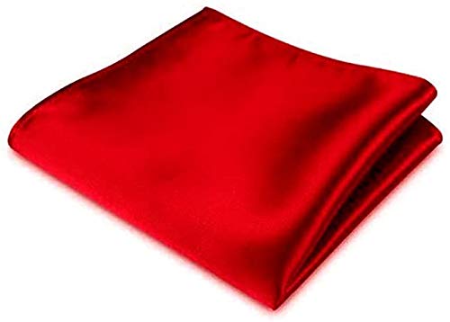 OUTLETISSIMO® POCKET POCKET POCKET SATIN RED CLASSIC SILK MAN WOMEN NEW