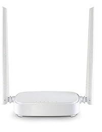 Tenda N301 Router inalámbrico N300 hogar, 300 Mbps, QoS IP, botón WPS