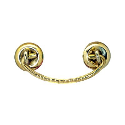 B 1ma Small Brass Drawer Bail Pull Handle Antique Dresser Cabinet