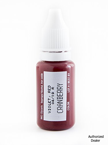 BioTouch Permanent Makeup CRANBERRY Cosmetic BIO TOUCH Tattoo Ink 1/4 oz Colors