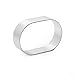 Aluminum Fondant Decoration Cooky Biscuit Cutter Cake Tool Sugar Craft Diy Mould Model Oval Shaped