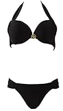 Sexy-temptation Womens Push up Massage breast top and strings bottom swimsuit 2 Piece (Ship from USA) ¡­