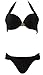 Sexy-temptation Womens Push up Massage breast top and strings bottom swimsuit 2 Piece (Ship from USA) ¡­