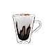 Luigi Bormioli Thermic Glass 3.5 oz Espressino Espresso Glass (Set Of 2) : Double Wall Borosilicate Glass, Handmade, Thermal Shock Resistant, Microwave & Dishwasher Safe, Fine Quality