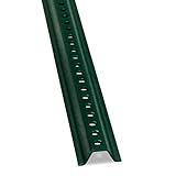 SmartSign 6' U Channel Sign Post, Green Baked