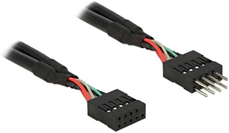 DeLOCK 0.25 m 2xUSB2.0 0.25 m Black Male Female 0.25 m USB Cable - USB (Cables, 2.0; male/female; 480 Mbit/s, Black) - Image 3