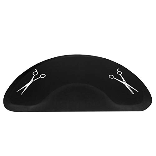 Beauty Semicircle Salon Semicircle Anti-Fatigue Salon Mat Scissors Pattern for Hair Salon Hairdressing Chair. - Thumbnail 7