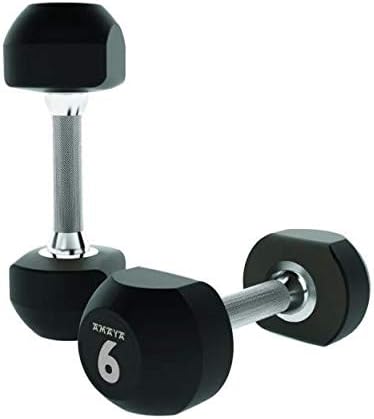 AMAYA SPORT Set Mancuernas Caucho Nº4 DE 10 a 20 KG. (5 Pares ...