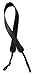 Premium Black Leather Camera Strap Belt - Shoulder & Neck For Canon, Nikon, Pentax, Olympus, Sigma, Sony, Fujifilm, Casio, Panasonic & DSLR Cameras-Adjustable Camera Sling By ROMS