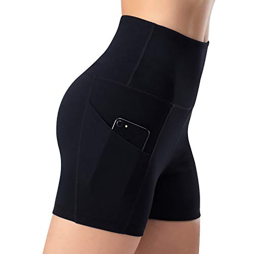 Women's yoga shorts, sports trousers, fitness shorts, cool, breathable, high waist shorts, opaque gym shorts.