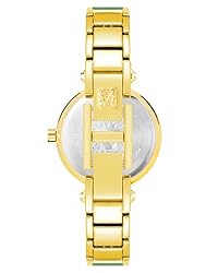 Anne Klein Women's Genuine Diamond Dial Bangle Watch