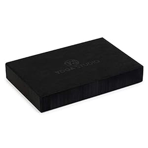 Yoga Studio Yoga Block – 30cm x 20cm x 5cm, Non-Slip EVA Block w/Bevelled Edges, Lightweight Exercise Accessory